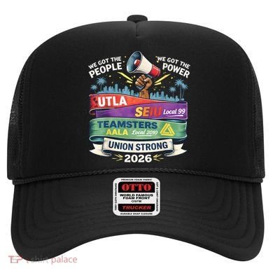 Labor Movement UTLA SEIU AALA Union Strong Protest Hat