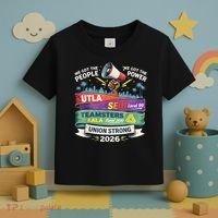 Labor Movement UTLA SEIU AALA Union Strong Protest Toddler T-Shirt thumb 3