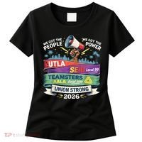 Labor Movement UTLA SEIU AALA Union Strong Protest Women's T-Shirt thumb 0