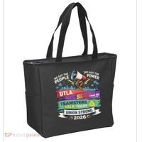 Labor Movement UTLA SEIU AALA Union Strong Protest Tote Bag thumb 2