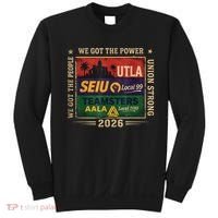 Labor Movement UTLA SEIU AALA Power To The People Sweatshirt thumb 0