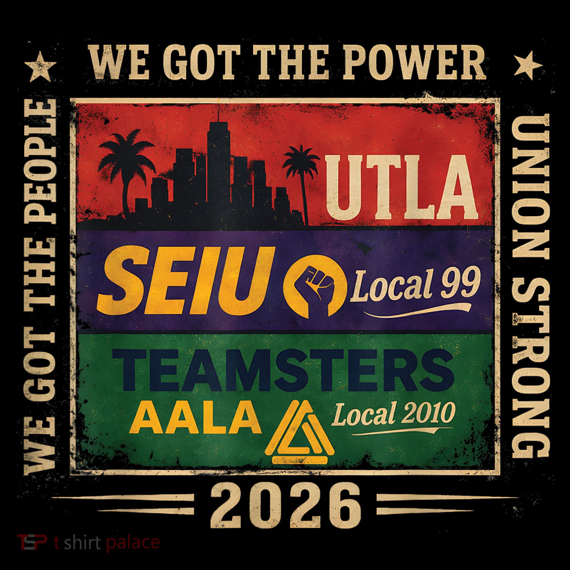 Labor Movement UTLA SEIU AALA Power To The People Coffee Mug