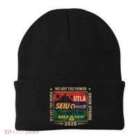 Labor Movement UTLA SEIU AALA Power To The People Beanie thumb 0