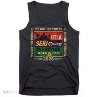 Labor Movement UTLA SEIU AALA Power To The People Tank Top thumb 0