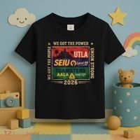 Labor Movement UTLA SEIU AALA Power To The People Toddler T-Shirt thumb 3