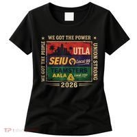 Labor Movement UTLA SEIU AALA Power To The People Women's T-Shirt thumb 0