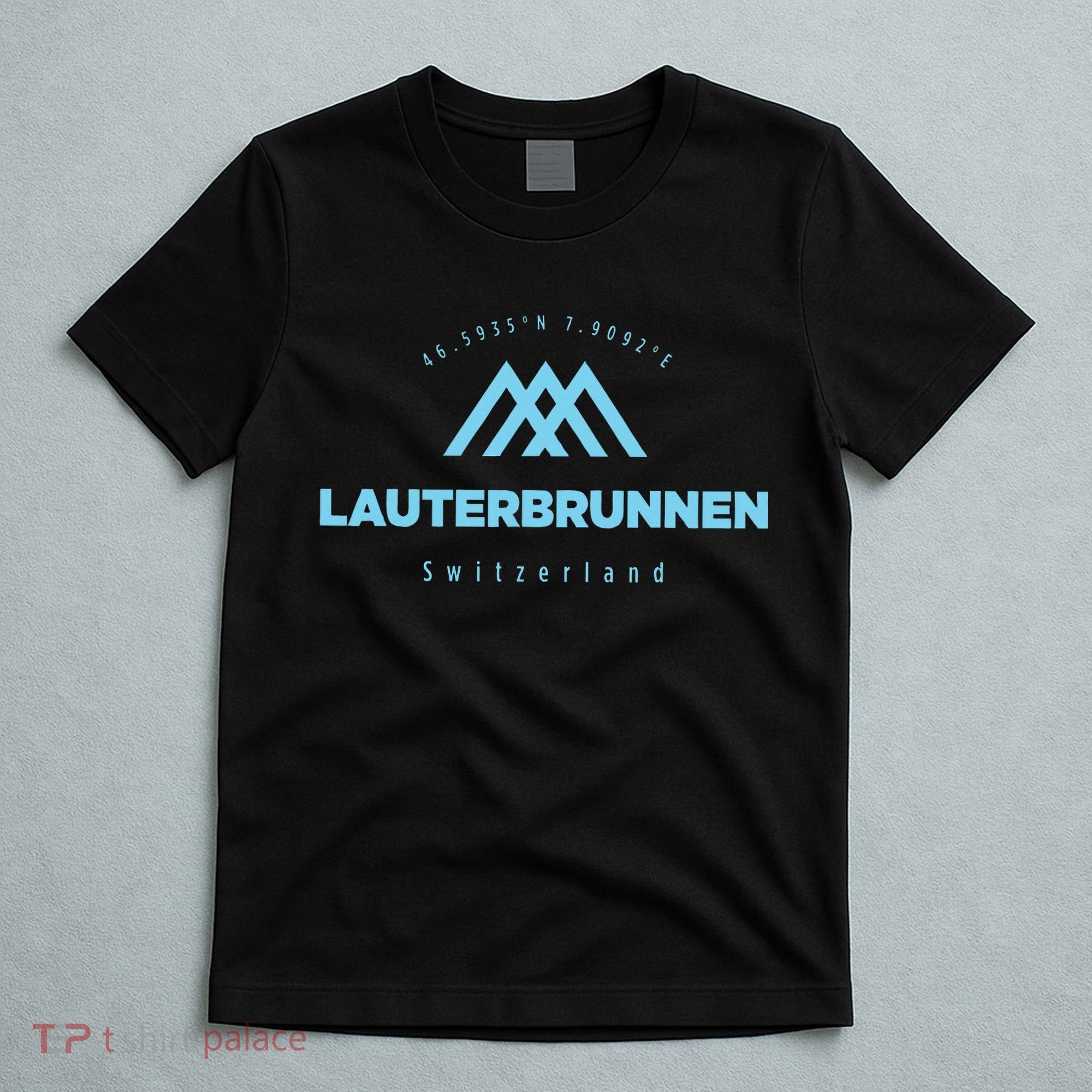 Lauterbrunnen Mountain Vacation Skiing Switzerland T-Shirt