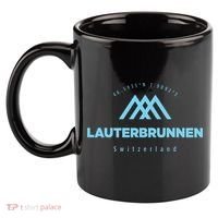 Lauterbrunnen Mountain Vacation Skiing Switzerland 11oz C Handle Ceramic Mug thumb 2
