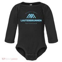 Lauterbrunnen Mountain Vacation Skiing Switzerland Baby Long Sleeve Bodysuit thumb 0