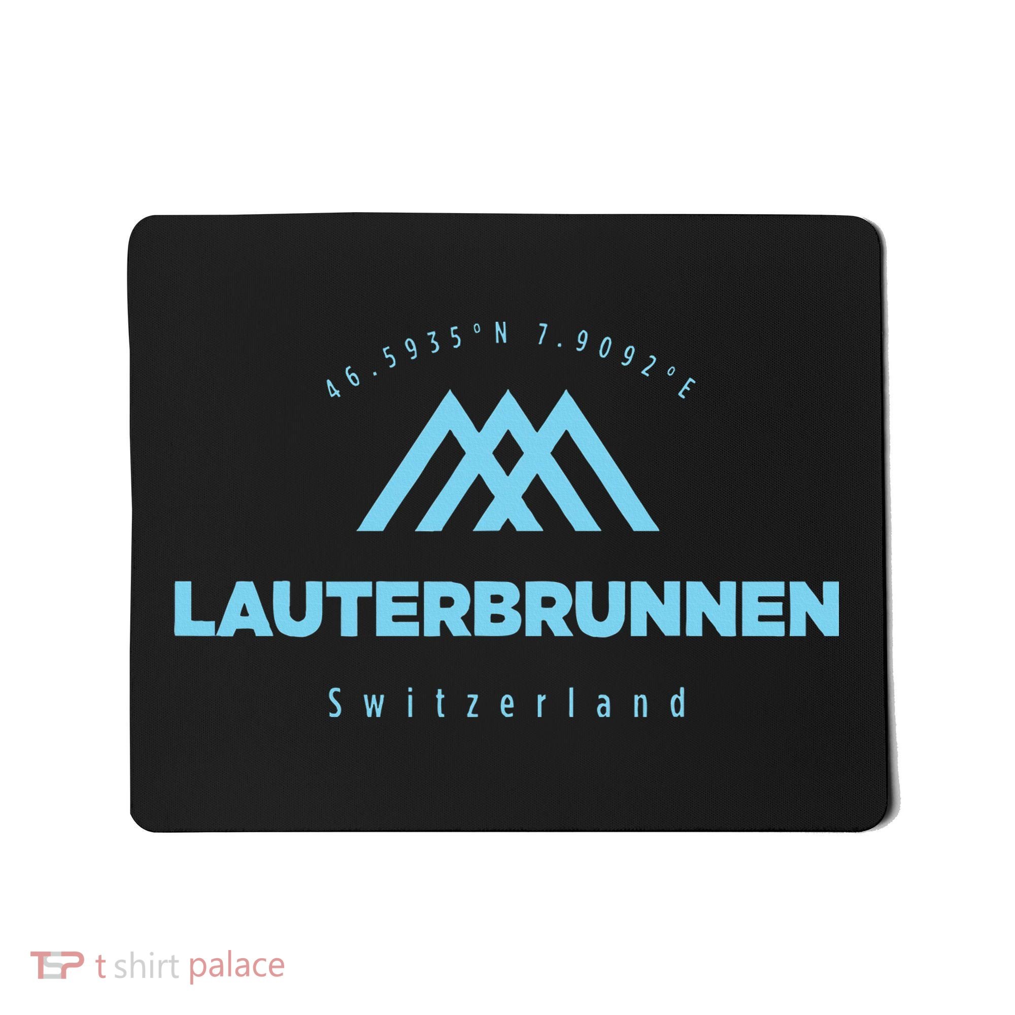 Lauterbrunnen Mountain Vacation Skiing Switzerland Mousepad