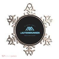 Lauterbrunnen Mountain Vacation Skiing Switzerland Ornament thumb 0