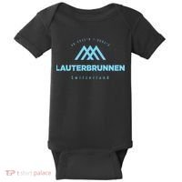 Lauterbrunnen Mountain Vacation Skiing Switzerland Baby Bodysuit thumb 0