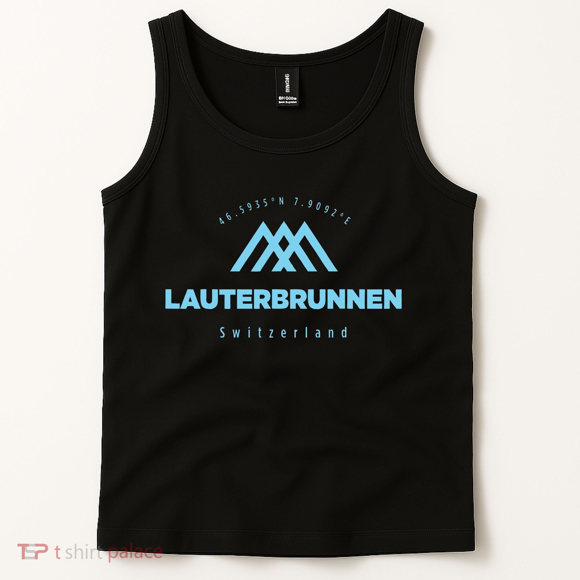 Lauterbrunnen Mountain Vacation Skiing Switzerland Tank Top