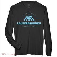 Lauterbrunnen Mountain Vacation Skiing Switzerland Zone Performance Long-Sleeve T-Shirt thumb 0