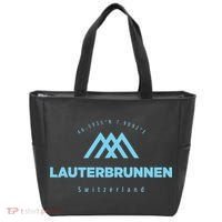 Lauterbrunnen Mountain Vacation Skiing Switzerland Tote Bag thumb 0