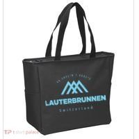 Lauterbrunnen Mountain Vacation Skiing Switzerland Tote Bag thumb 2