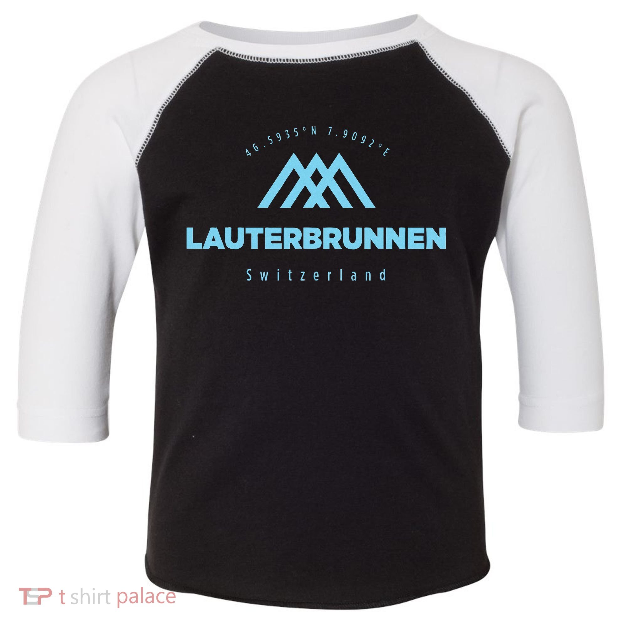 Lauterbrunnen Mountain Vacation Skiing Switzerland Toddler Fine Jersey T-Shirt