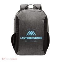 Lauterbrunnen Mountain Vacation Skiing Switzerland Vector Backpack thumb 0
