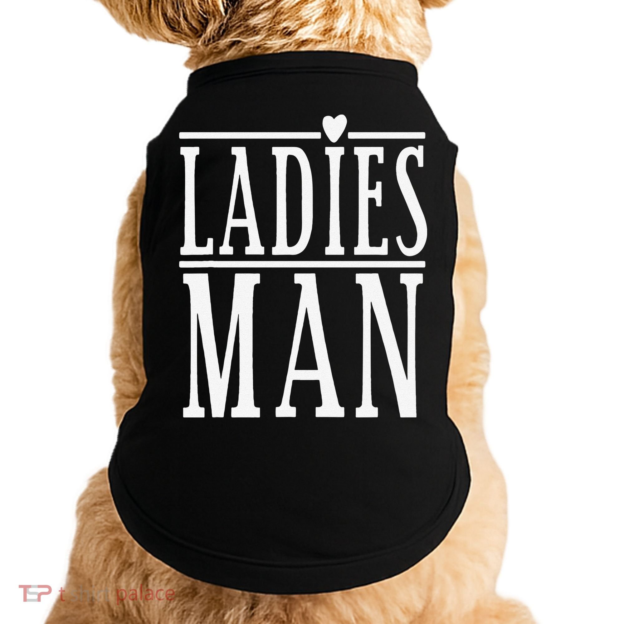 Ladies Man Valentine's Days Doggie Tank