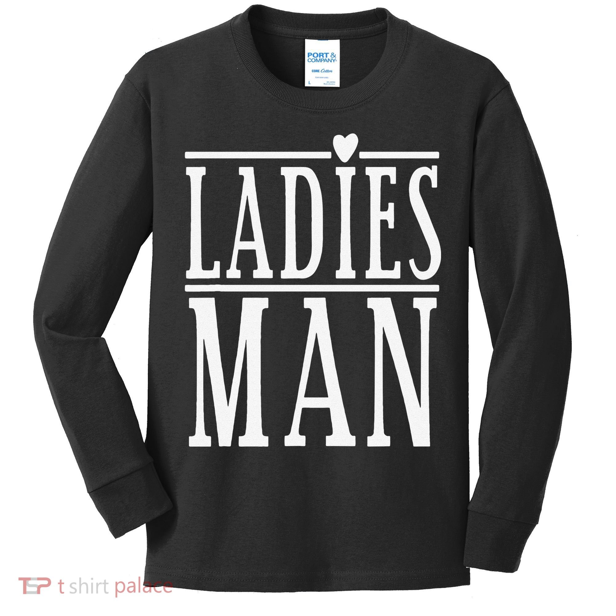 Ladies Man Valentine's Days Kids Long Sleeve Shirt