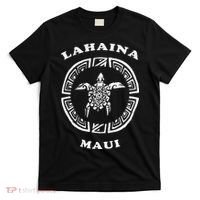 Lahaina Maui Vintage Retro Tribal Turtle Vacation T-Shirt thumb 0
