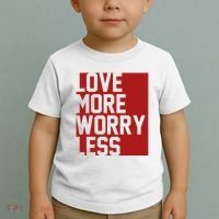Love More Worry Less Quote Toddler T-Shirt thumb 2