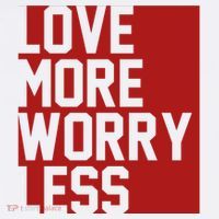 Love More Worry Less Quote Toddler T-Shirt thumb 4