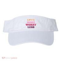 Love More Worry Less Inspiring Quote Visor thumb 0