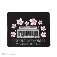 Lincoln Memorial Washington Dc Monut Cherry Blossoms Mousepad thumb 0