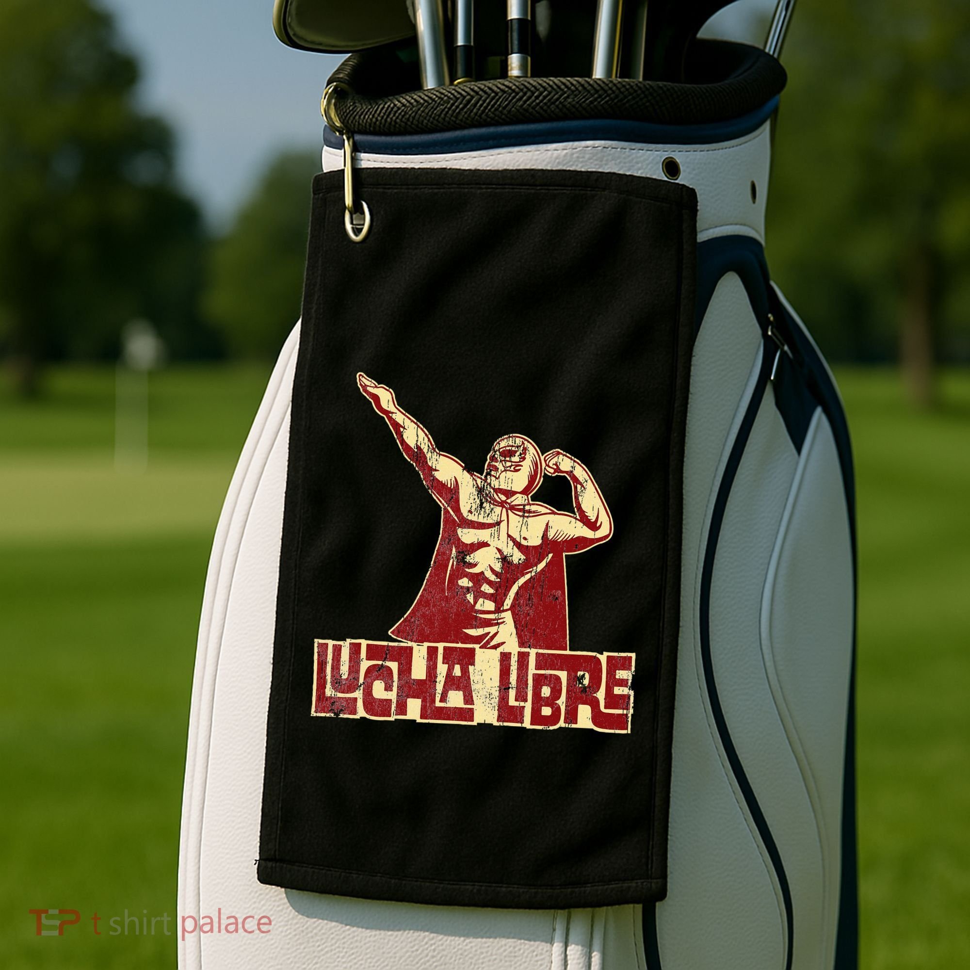 Luchador Mexican Wrestling Golf Towel