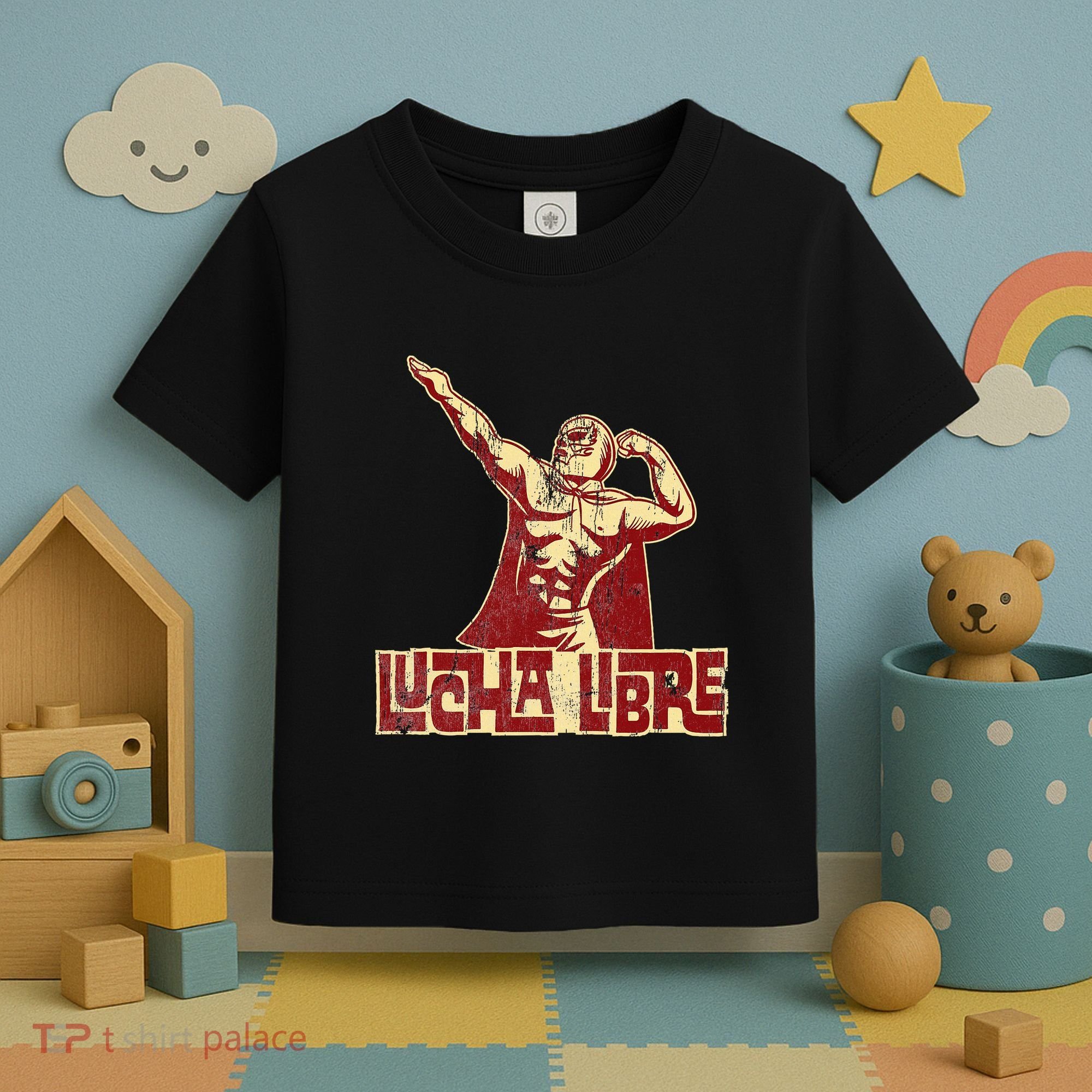 Luchador Mexican Wrestling Toddler T-Shirt
