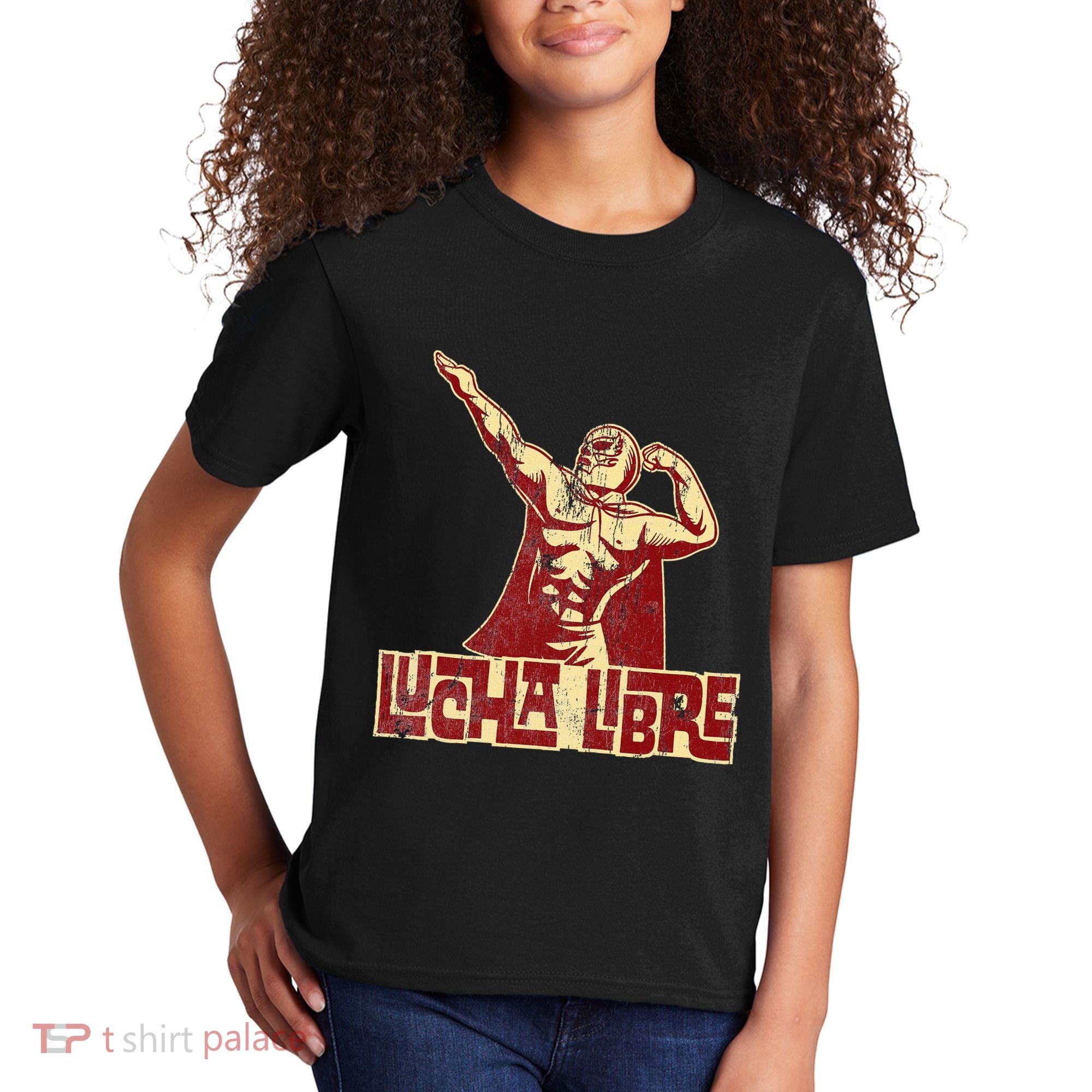 Luchador Mexican Wrestling Kids T-Shirt