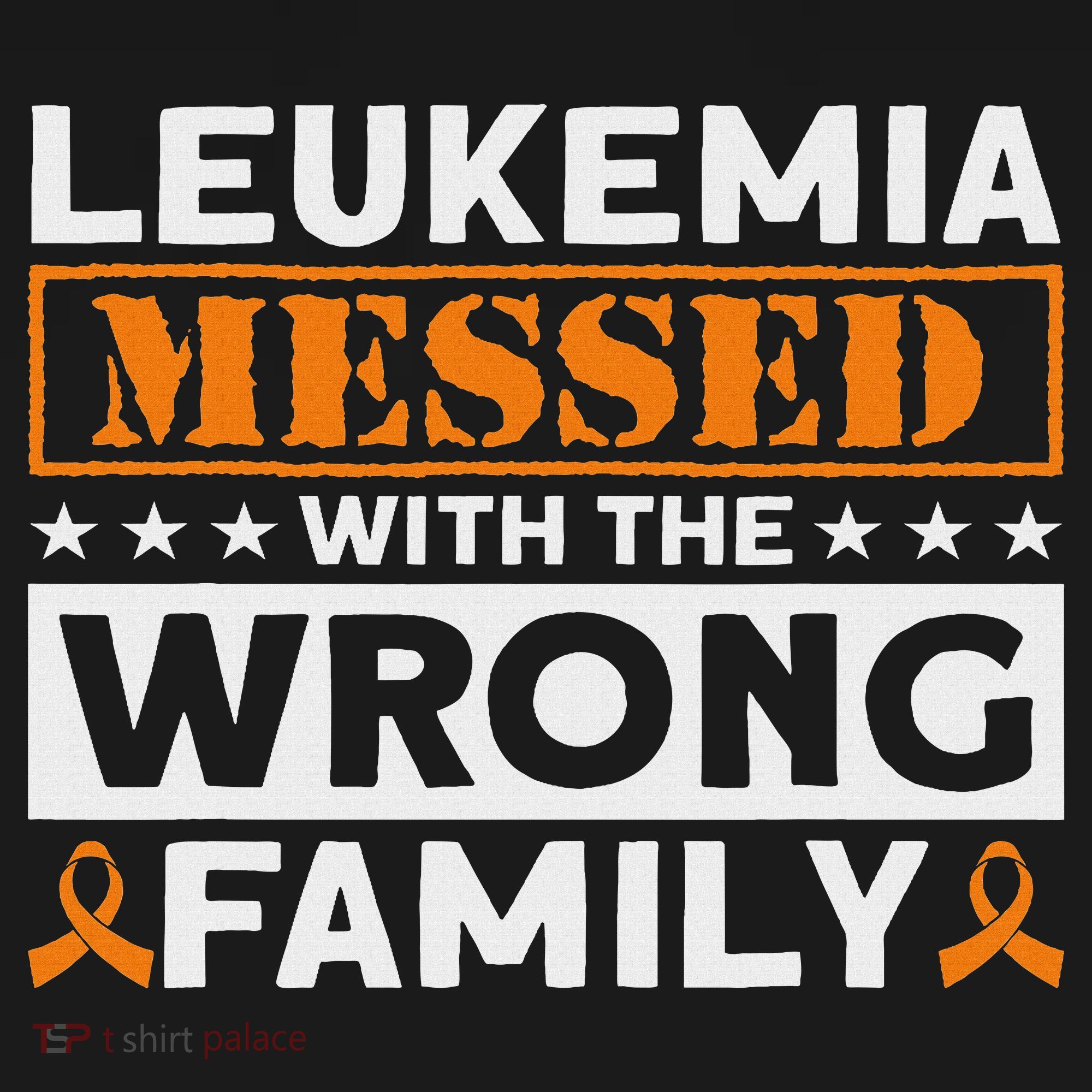 Leukemia Messed With The Wrong Family Leukemia Awareness Women's Tank Top