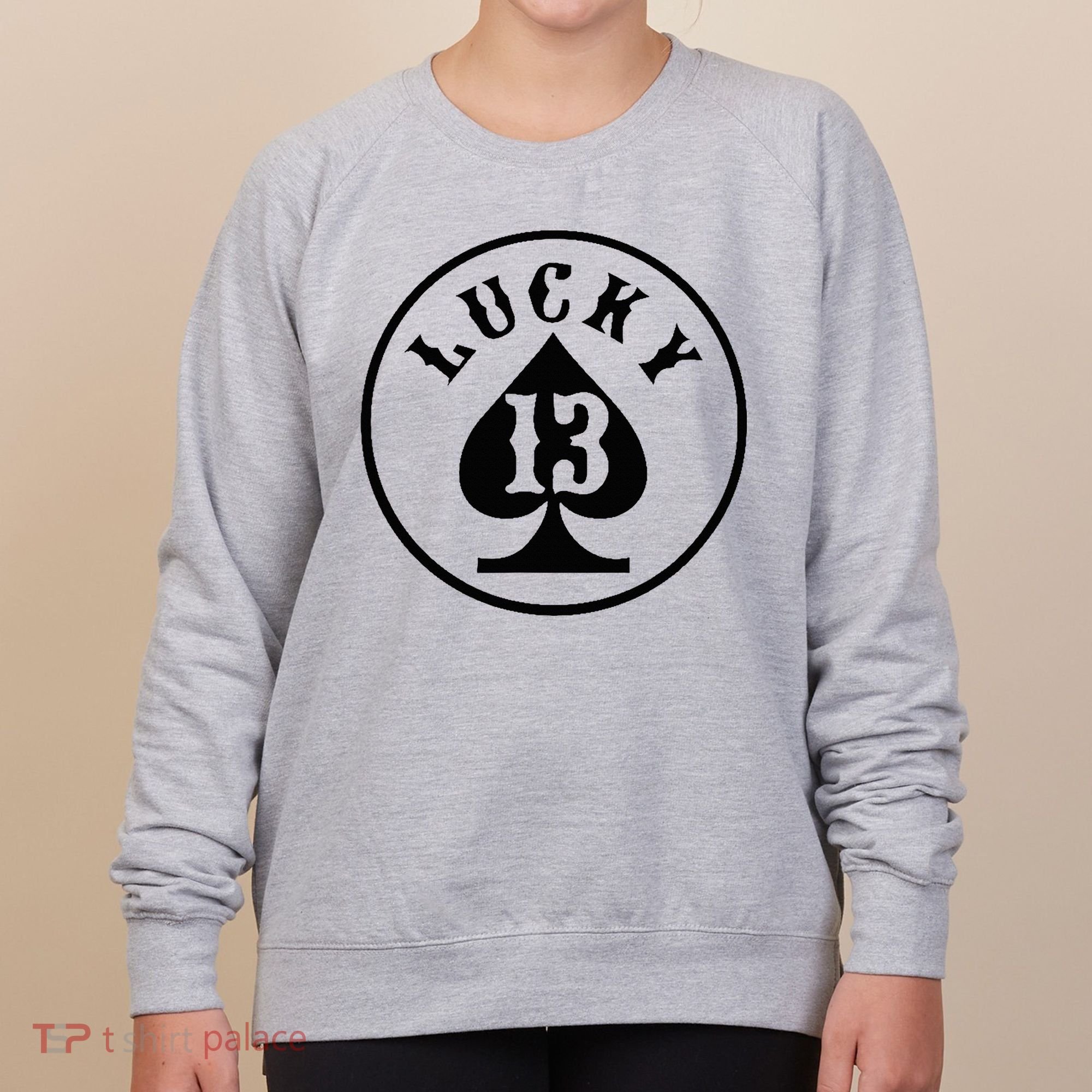 Lucky Number 13 Card Game Women's Sweatshirt