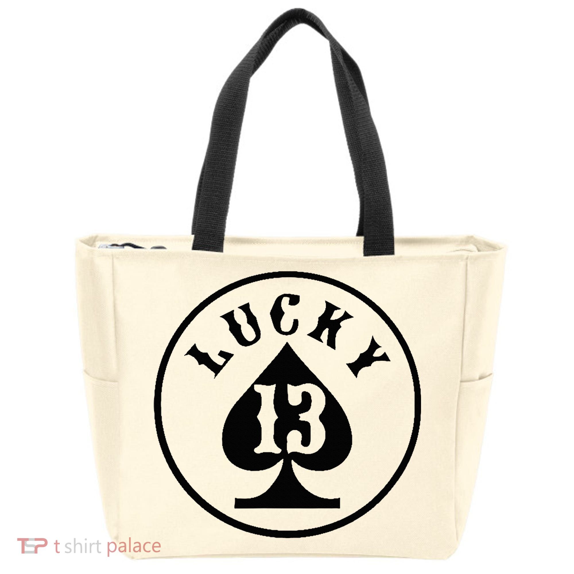 Lucky Number 13 Card Game Tote Bag