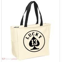Lucky Number 13 Card Game Tote Bag thumb 2