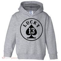 Lucky Number 13 Card Game Toddler Hoodie thumb 0