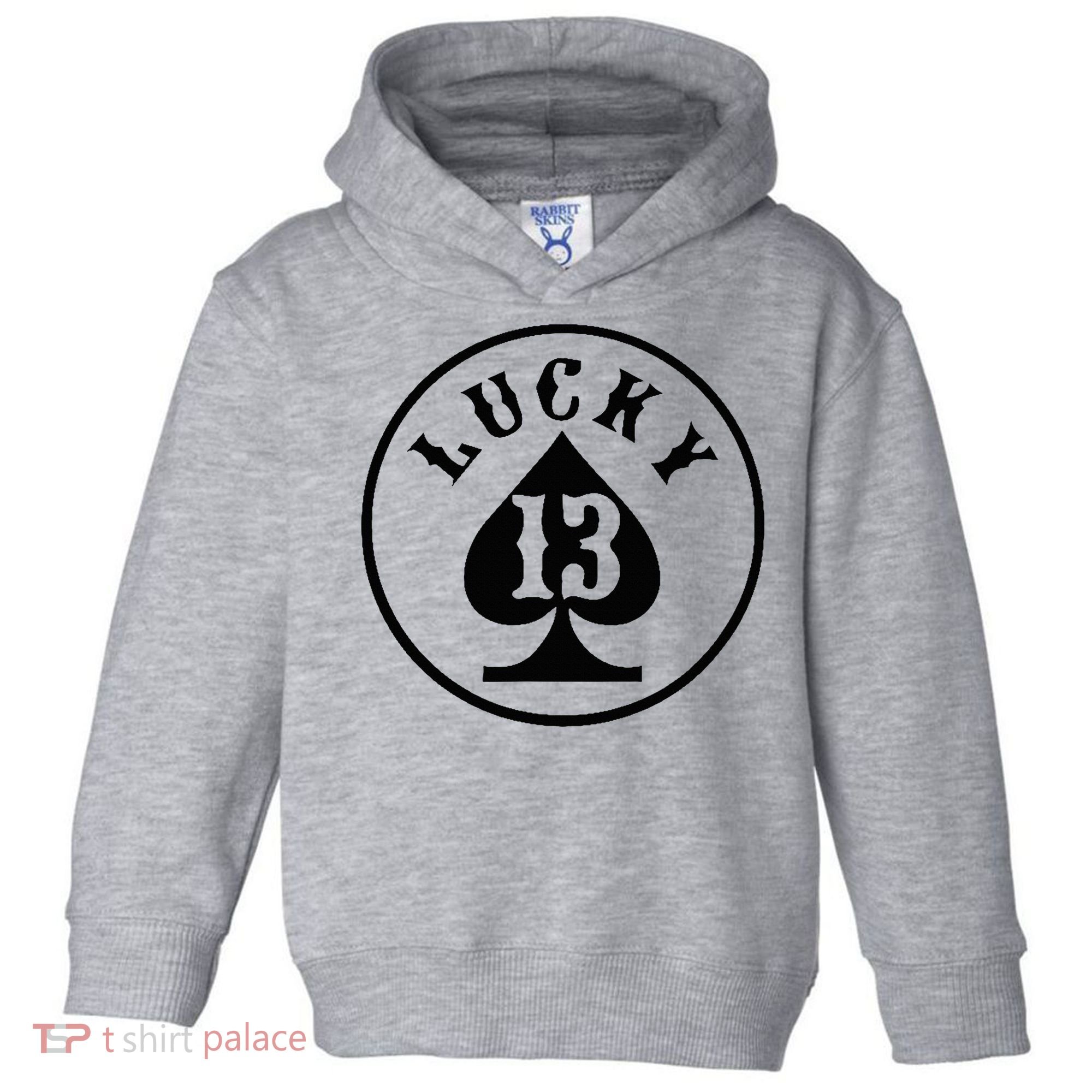 Lucky Number 13 Card Game Toddler Hoodie