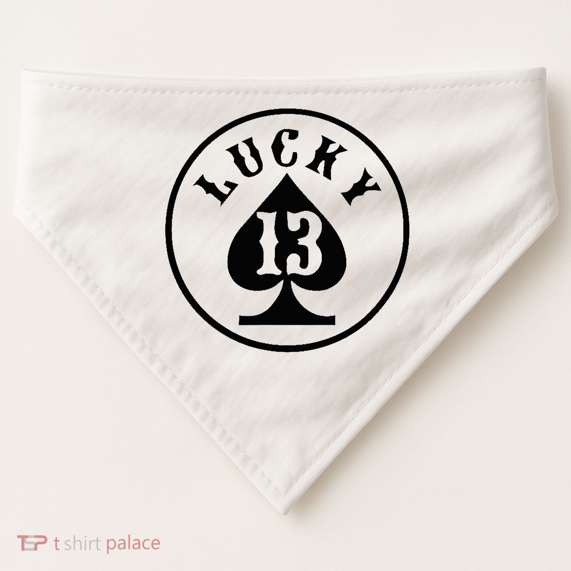 Lucky Number 13 Card Game USA-Made Doggie Bandana