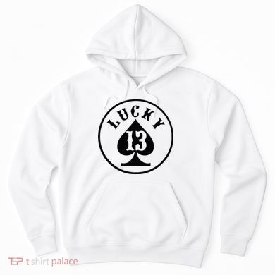 Lucky Number 13 Card Game Hoodie