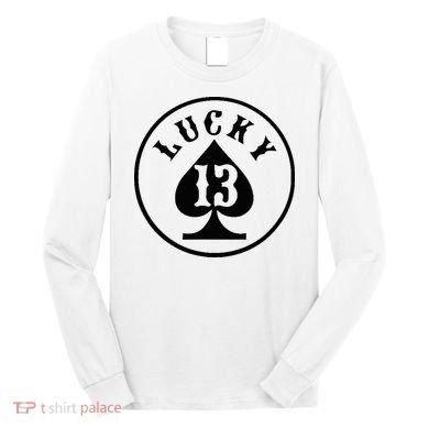 Lucky Number 13 Card Game Long Sleeve Shirt