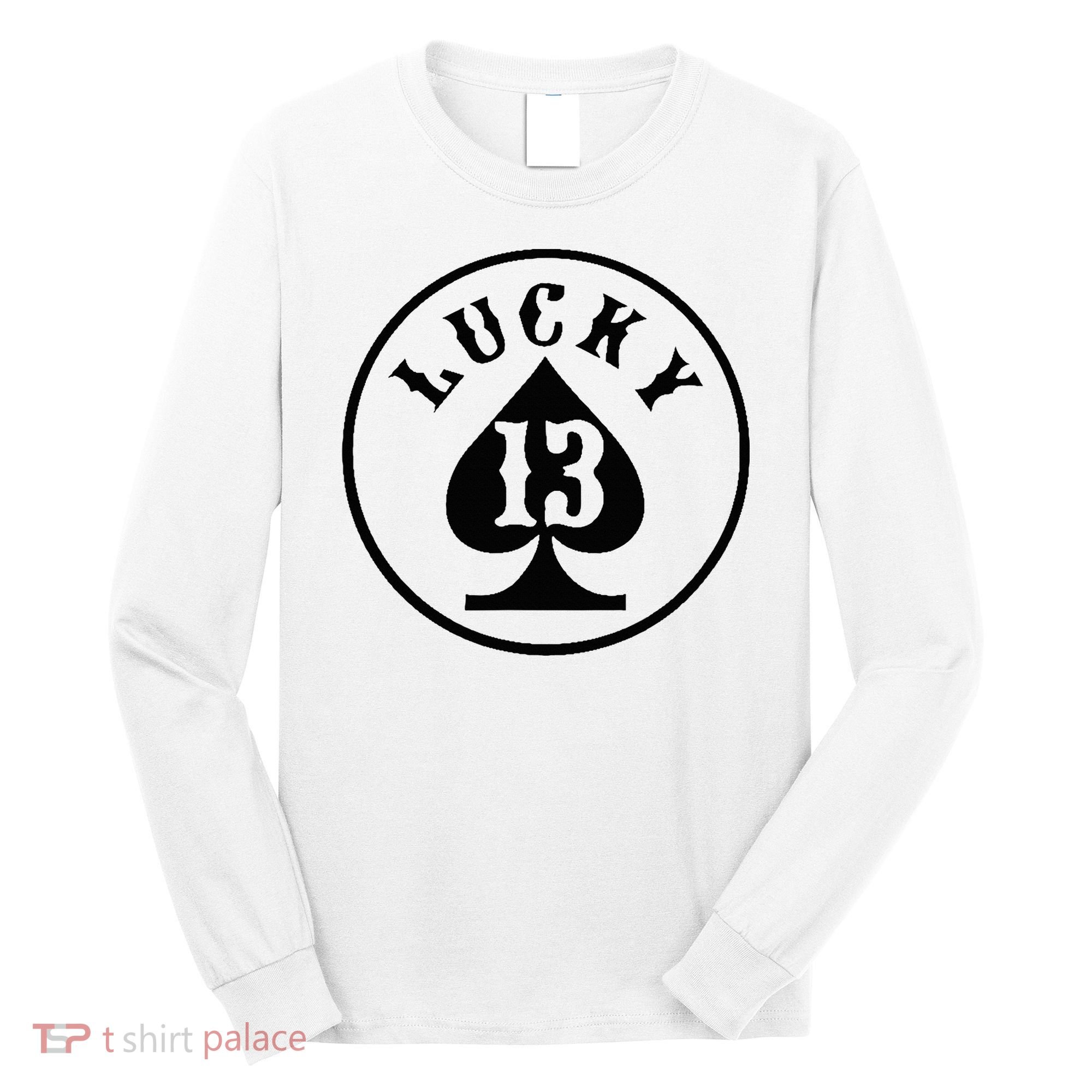 Lucky Number 13 Card Game Long Sleeve Shirt