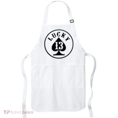 Lucky Number 13 Card Game Apron