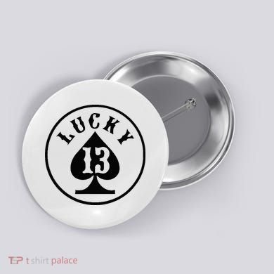 Lucky Number 13 Card Game Button