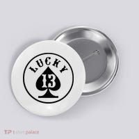 Lucky Number 13 Card Game Button thumb 0