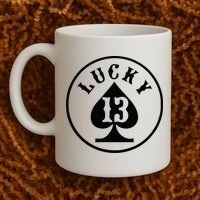 Lucky Number 13 Card Game Coffee Mug thumb 2