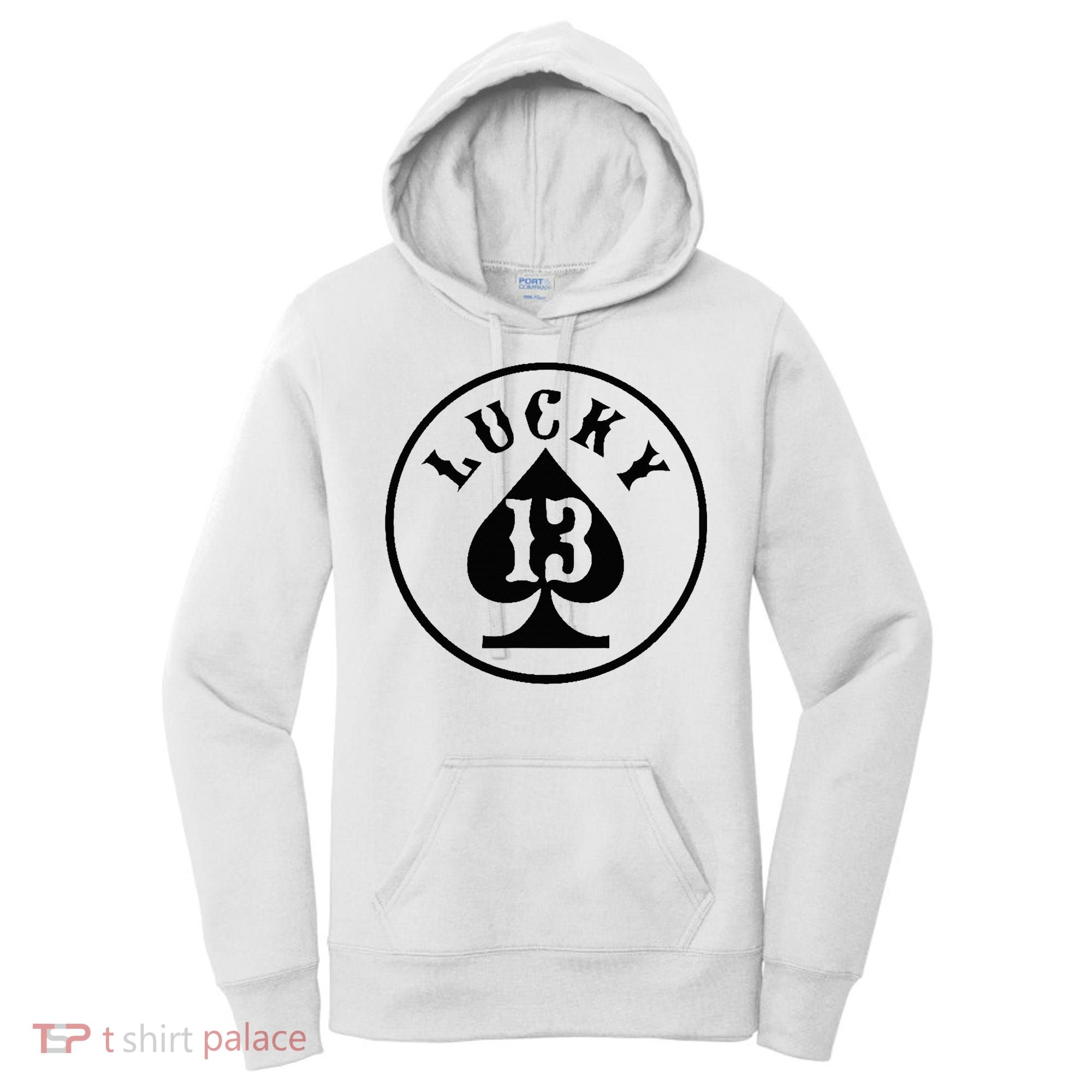 Lucky Number 13 Card Game Women's Hoodie