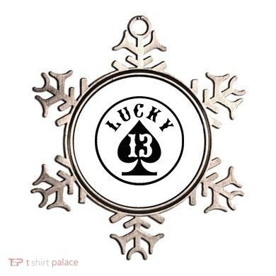 Lucky Number 13 Card Game Ornament