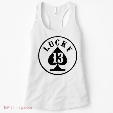Lucky Number 13 Card Game Women's Tank Top
