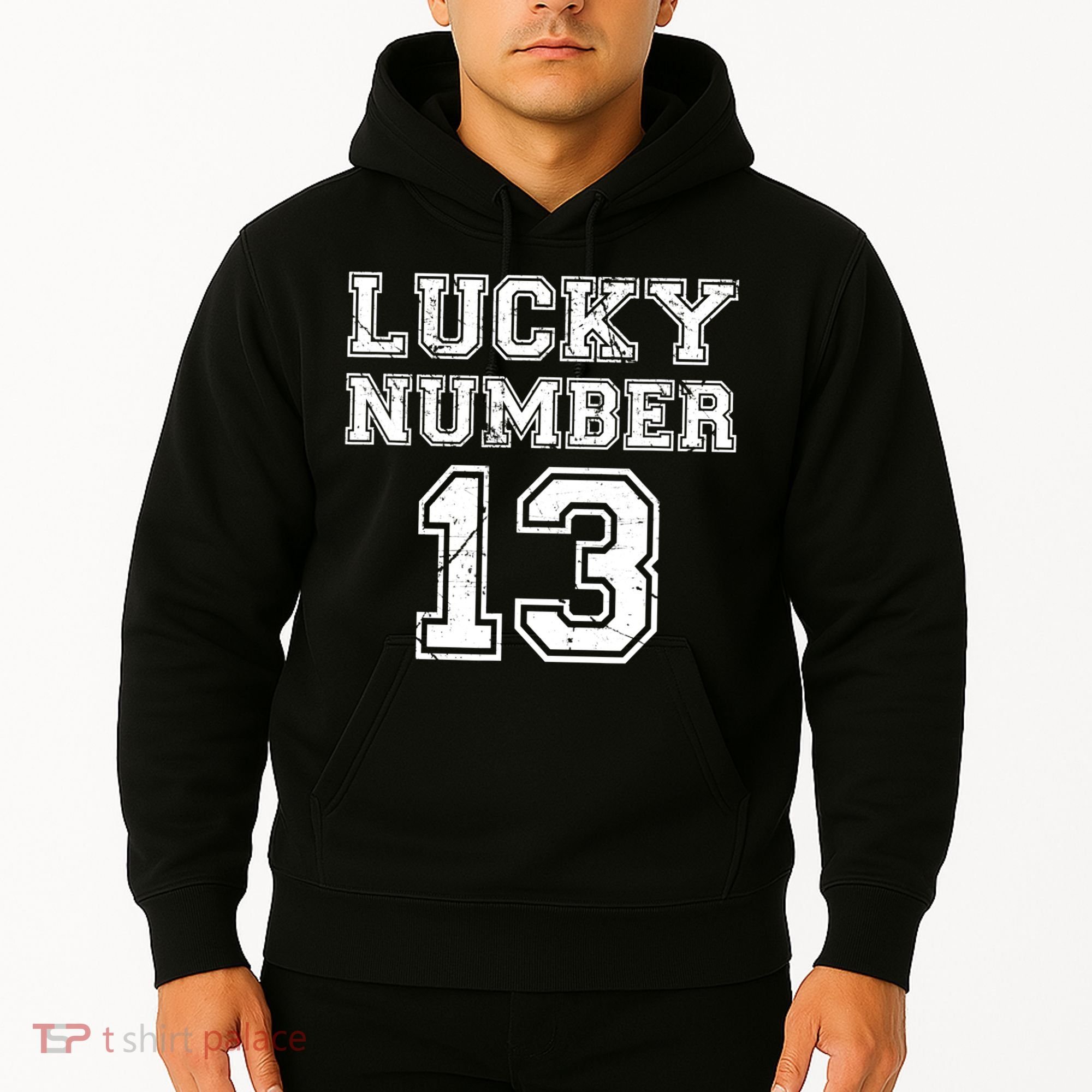 Lucky Number 13 TShirt Hoodie